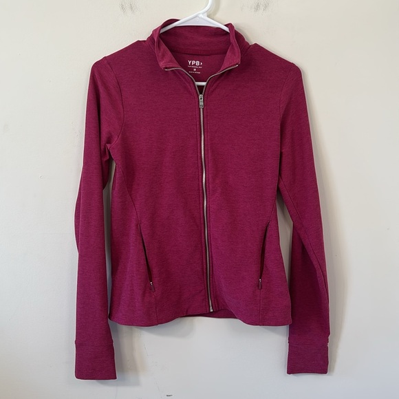 Abercrombie & Fitch YPB EverydaySOFT Full-Zip Deep Red Size Medium - Picture 2 of 9